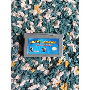 Asteroids/Pong/Yar's Revenge (Nintendo Game Boy Advance, GBA) Tested, AUTH  M565